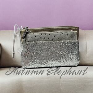 NWT The Loft Double Makeup Bags